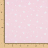 Sterne Popeline Rosa Hintergrund - Ribes y Casals