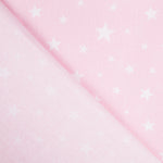 Sterne Popeline Rosa Hintergrund - Ribes y Casals