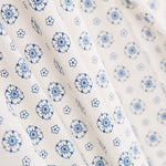Retro Blumen Popeline Blau - Ribes y Casals