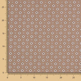 Retro Blumen Popeline Beige - Ribes y Casals