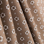 Retro Blumen Popeline Beige - Ribes y Casals