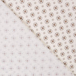 Popeline Retro Blume Ecru - Ribes y Casals