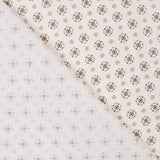 Popeline Retro Blume Ecru - Ribes y Casals