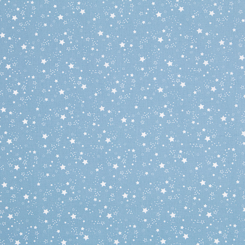 Galaxie Blau Denim Oeko-Tex® Popeline - Ribes y Casals