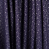Galaxie Lurex Popeline Marineblau - Ribes y Casals