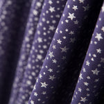 Galaxie Lurex Popeline Marineblau - Ribes y Casals
