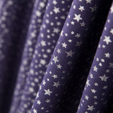 Galaxie Lurex Popeline Marineblau - Ribes y Casals