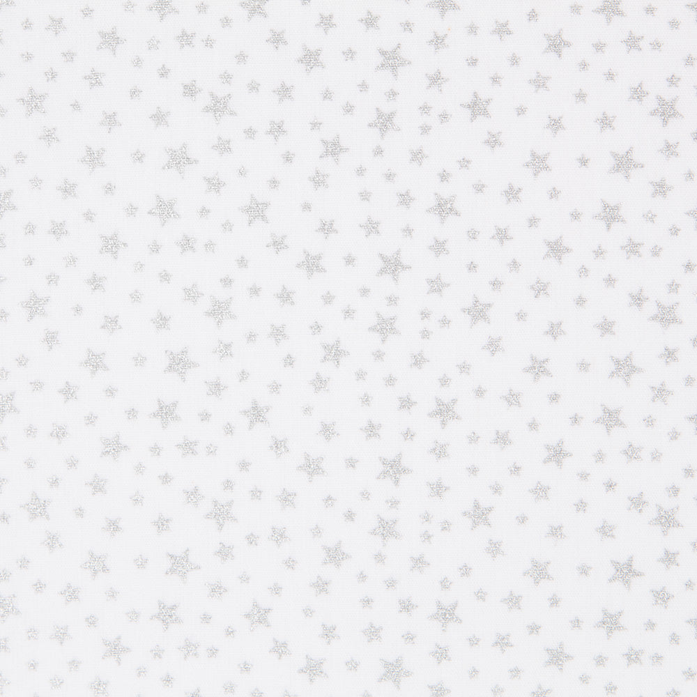 Galaxie Lurex Weiß Popeline - Ribes y Casals