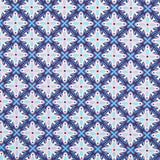 Neonblaue geometrische Popeline - Ribes y Casals