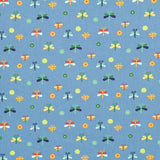 Insekten Popeline Blau - Ribes y Casals