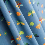 Insekten Popeline Blau - Ribes y Casals