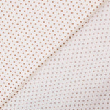 Popeline Polka Dots Beige - Ribes y Casals