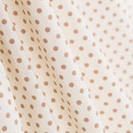 Popeline Polka Dots Beige - Ribes y Casals