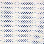 Gepunktete marineblaue Popeline 100 x 140 cm - Ribes y Casals