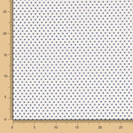 Gepunktete marineblaue Popeline 100 x 140 cm - Ribes y Casals