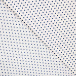 Gepunktete marineblaue Popeline 100 x 140 cm - Ribes y Casals