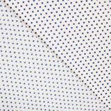 Gepunktete marineblaue Popeline 100 x 140 cm - Ribes y Casals