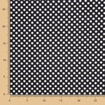 Flamenco Polka Dots Popeline Schwarzer Hintergrund 7mm - Ribes y Casals