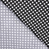 Flamenco Polka Dots Popeline Schwarzer Hintergrund 7mm - Ribes y Casals