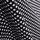 Flamenco Polka Dots Popeline Schwarzer Hintergrund 7mm - Ribes y Casals