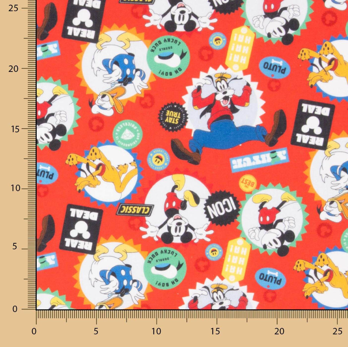 Mickey Friends Popeline - Ribes y Casals