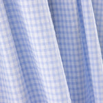 Seersucker Mini Plaid Vichy Blau Hellblau - Ribes y Casals