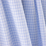 Seersucker Mini Plaid Vichy Blau Hellblau - Ribes y Casals