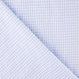 Seersucker Mini Plaid Vichy Blau Hellblau - Ribes y Casals