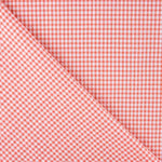 Seersucker Mini Plaid Vichy Coral - Ribes y Casals