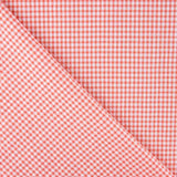 Seersucker Mini Plaid Vichy Coral - Ribes y Casals