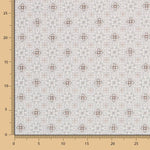 Mosaik Floral Popeline Grau - Ribes y Casals