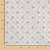 Mosaik Floral Popeline Grau - Ribes y Casals