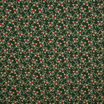 Grüne Stechpalme Holly Christmas Poplin 100 x 140 cm - Ribes y Casals