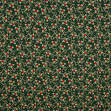 Grüne Stechpalme Holly Christmas Poplin 100 x 140 cm - Ribes y Casals