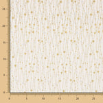 Weihnachten Popeline Glitter Ecru - Ribes y Casals