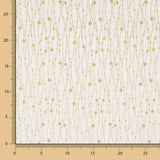 Weihnachten Popeline Glitter Ecru - Ribes y Casals