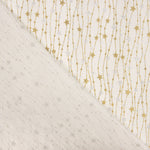 Weihnachten Popeline Glitter Ecru - Ribes y Casals