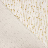 Weihnachten Popeline Glitter Ecru - Ribes y Casals