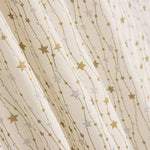Weihnachten Popeline Glitter Ecru - Ribes y Casals