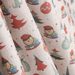 Weihnachten Popeline Cagatió Rot - Ribes y Casals