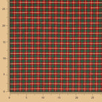 Weihnachts-Popeline Grün Lurex Kariert Weihnachts-Popeline - Ribes y Casals