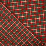 Weihnachts-Popeline Grün Lurex Kariert Weihnachts-Popeline - Ribes y Casals