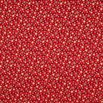 Rote Sternchen-Weihnachts-Popeline - Ribes y Casals