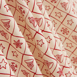 Popeline Weihnachts-Ikonen Ecru - Ribes y Casals