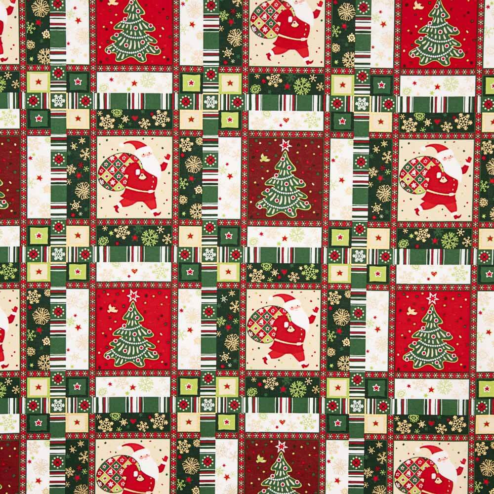 Weihnachten Mosaik Popeline - Ribes y Casals
