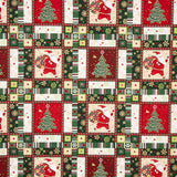 Weihnachten Mosaik Popeline - Ribes y Casals