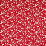 Weihnachts-Popeline Rote Motive - Ribes y Casals