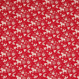 Weihnachts-Popeline Rote Motive - Ribes y Casals