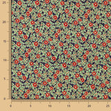 Weihnachtssterne Popeline Popeline Weihnachtssterne Blau 170 x 140 cm - Ribes y Casals