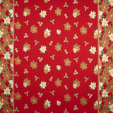 Poinsettia Weihnachts-Popeline Rot - Ribes y Casals